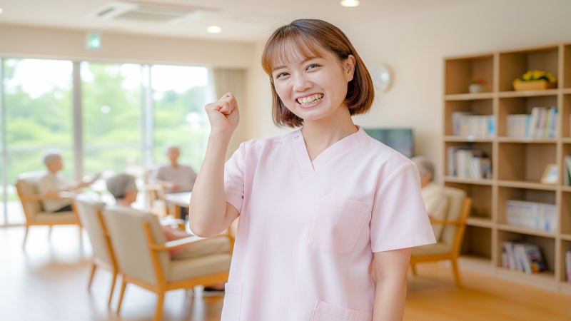 安心して復職できる職場を探す女性看護師のイメージ