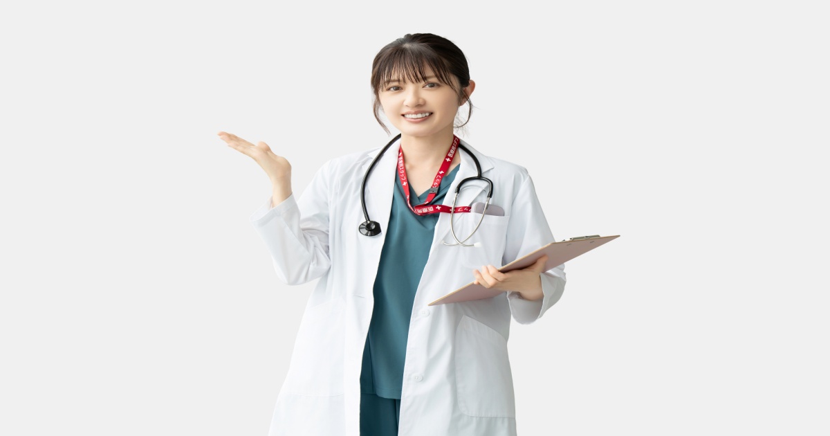 退職金制度を確認しながら転職を考える女性看護師のイメージ